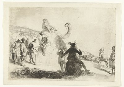 Joseph Sold by His Brothers by Constantijn à Renesse