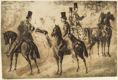 Riders and Equipage by Constantin Guys