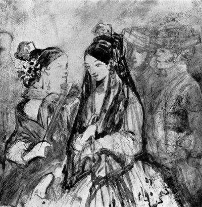 Spanish Ladies by Constantin Guys