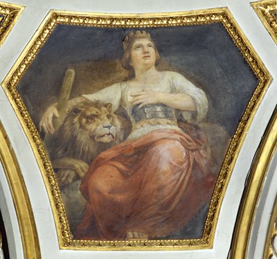The Fortress (the four Cardinal Virtues) by Constantino Brumidi