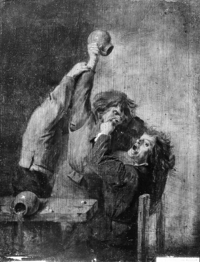 The Brawl by Copy after Adriaen Brouwer