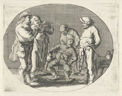 Singing Peasants by Cornelis A. Hellemans