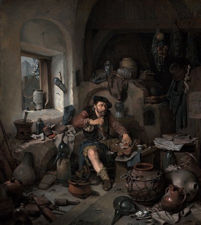 The Alchemist by Cornelis Pietersz Bega