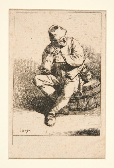 The Drinker by Cornelis Pietersz Bega