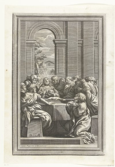 The Last Supper by Cornelis Bloemaert (II)