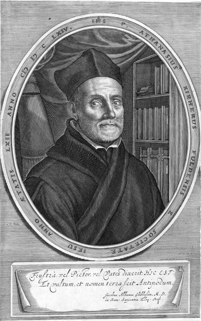 Depicted Person: Athanasius Kircher by Cornelis Bloemaert