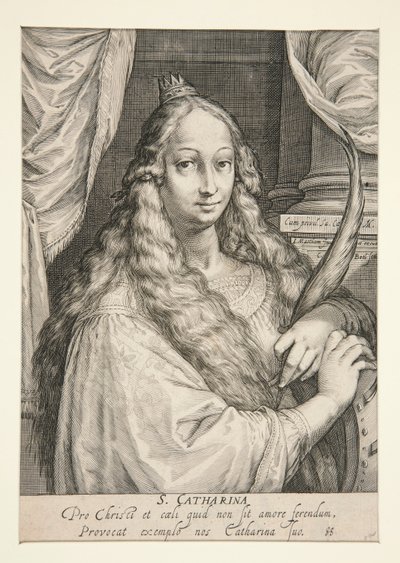 Saint Catherine of Alexandria by Cornelis Boel