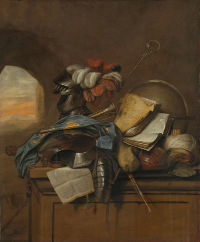 Vanitas Still Life by Cornelis Brisé