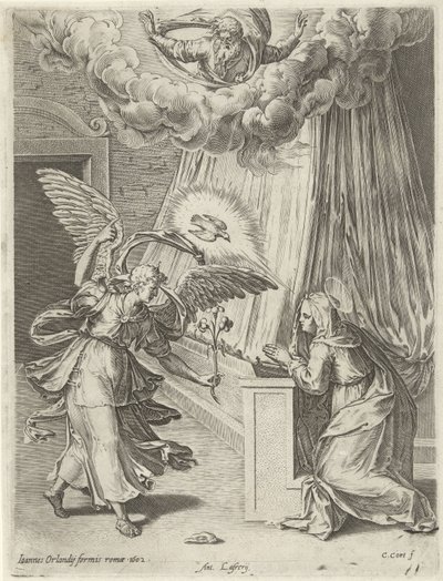 Annunciation by Cornelis Cort
