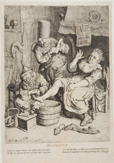The Cupper by Cornelis Dusart