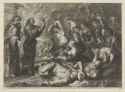 The Bronze Serpent by Cornelis Galle (I)