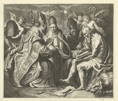 The Four Church Fathers by Cornelis Galle (I)