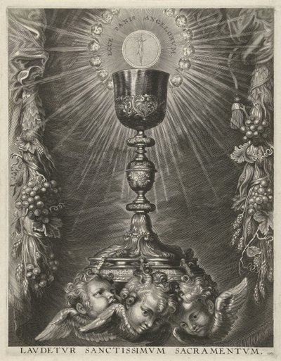 Chalice with Host by Cornelis Galle (I)