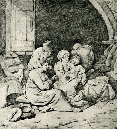 Dutch Farmers Family by Cornelis Pietersz Bega