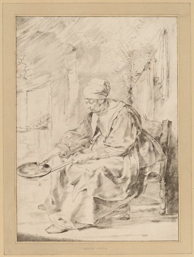 Pancake Woman by Cornelis Ploos van Amstel