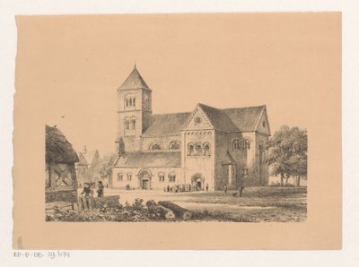 Twelfth-Century Church by Cornelis Springer
