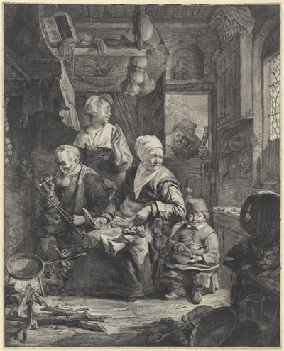 Pancake Baker by Cornelis Visscher (II)