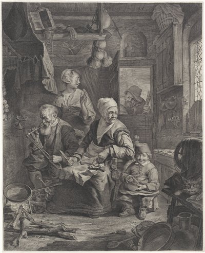 Pancake Baker by Cornelis Visscher (II)