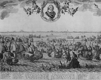 Battle of Scheveningen by Cornelis Visscher