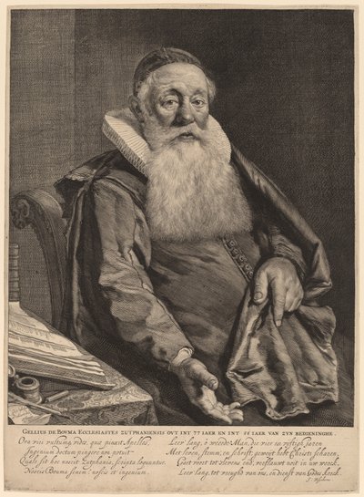 Gellius de Bouma by Cornelis Visscher