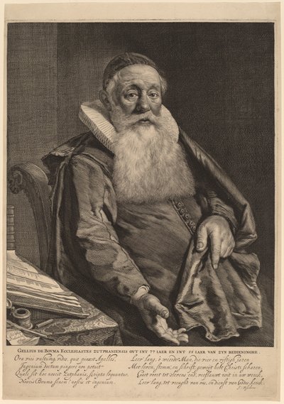 Gellius de Bouma by Cornelis Visscher