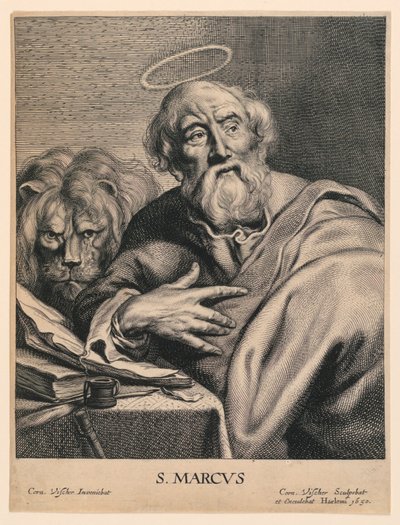 St. Mark (S. Marcvs) by Cornelis Visscher