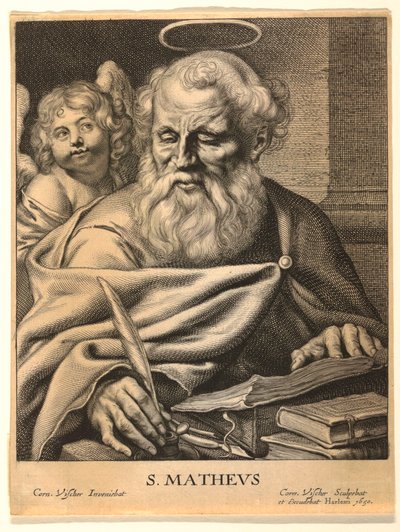 St. Matthew by Cornelis Visscher