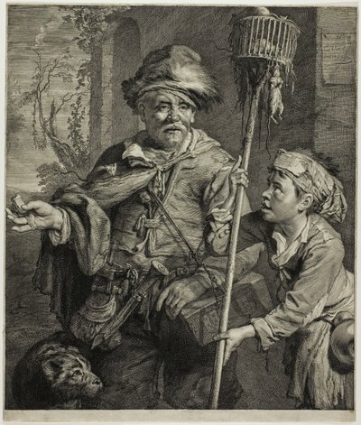 The Rat Catcher by Cornelis Visscher