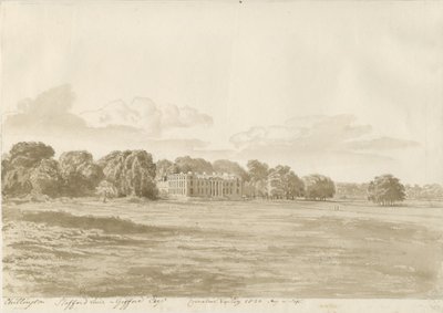 Chillington Hall by Cornelius Varley