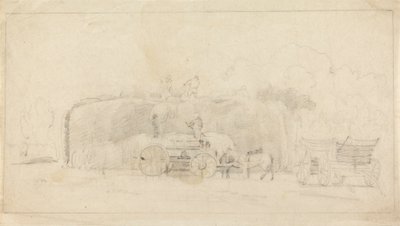 Haymakers by Cornelius Varley