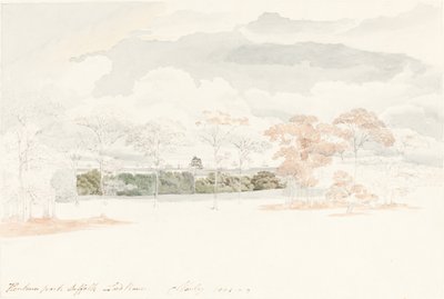 Henham Park, Suffolk by Cornelius Varley