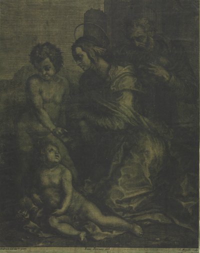 The Holy Family with Saint John by Cosimo Mogalli