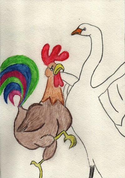 The Two Proud Ones by Crazy Artist