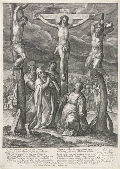 Crucifixion of Christ by Crispijn van de Passe (I)