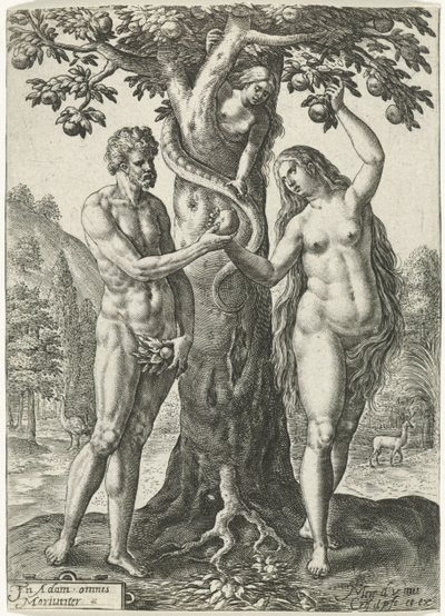 The Fall of Man by Crispijn van de Passe (I)