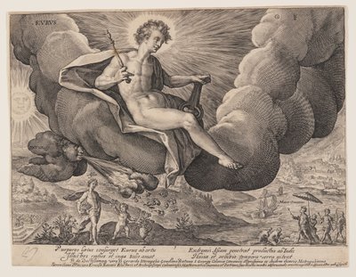 Eurus, from The Winds by Crispijn van de Passe I
