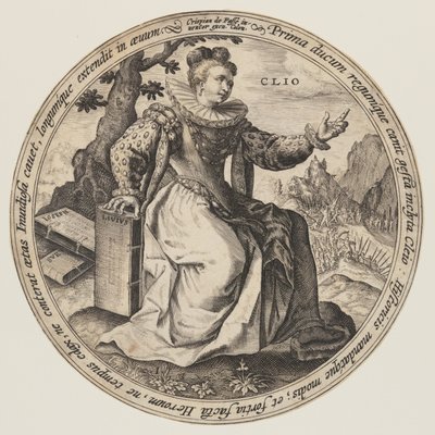 Thalia, from The Muses by Crispijn van de Passe I