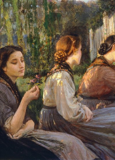 Confidences (detail) by Cristiano Banti