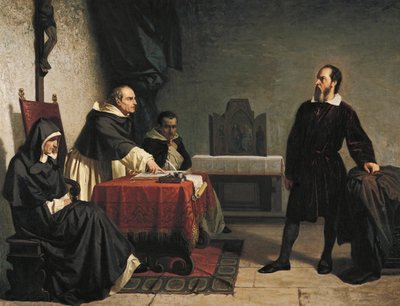 Galileo before the Roman Inquisition by Cristiano Banti