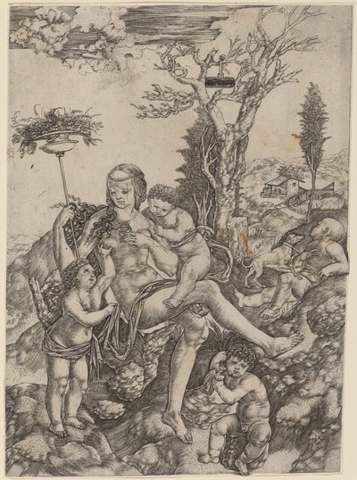 Allegory of Mother Earth by Cristofano Robetta