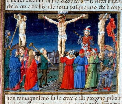 Christ on the Cross. 1476 by Cristoforo De Predis