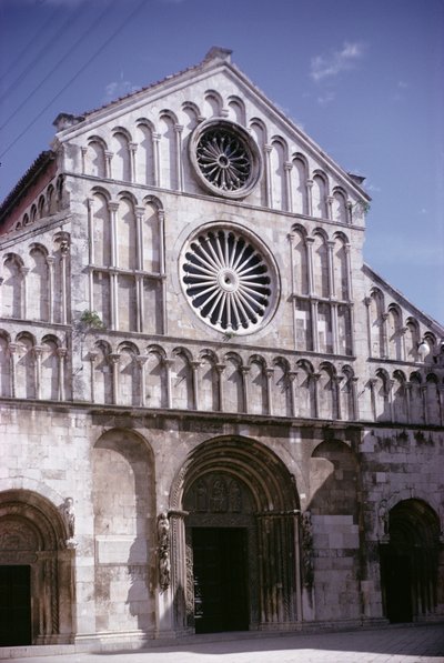 Facade of the cathedral by Croatian School