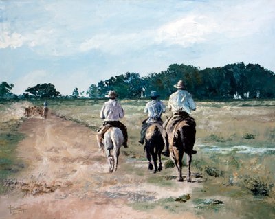 On Horseback by Cruz Jurado Traverso