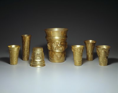 Beakers, 900-1100 by Culture Sicán