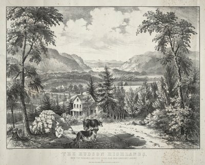 The Hudson Highlands by Currier and Ives