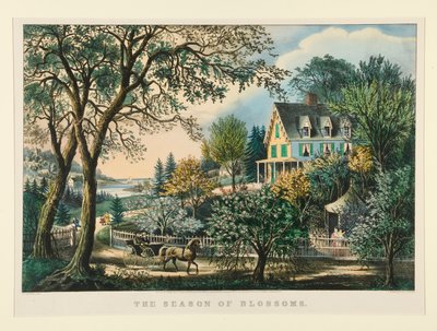 The Season of Blossoms by Currier and Ives