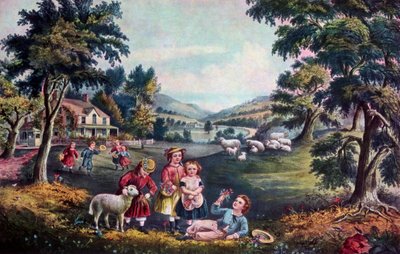 The Season of Joy, Childhood by Currier and Ives