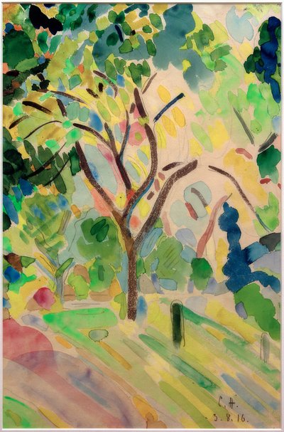 Tree in the Castle Park in Pretzfeld by Curt Herrmann