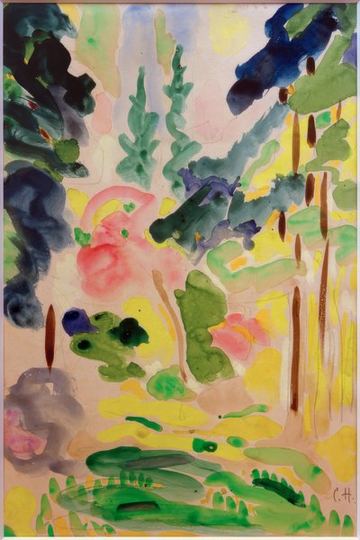 Landscape with Trees near Pretzfeld by Curt Herrmann