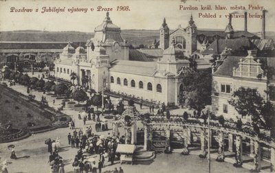 Jubilee Exhibition, Prague, 1908 by Czech Photographer